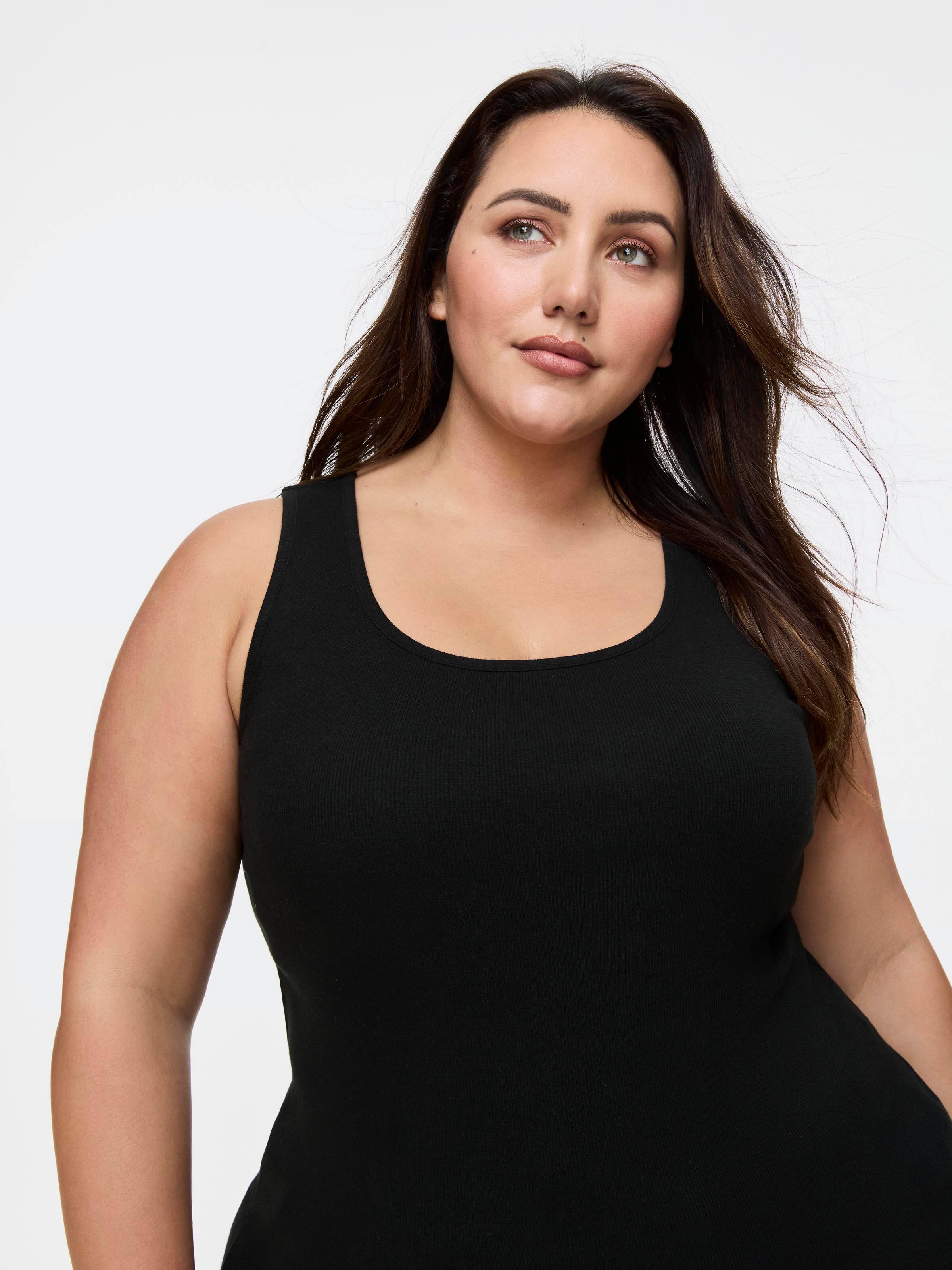 P.A. Plus Classic Tank With Shelf Bra