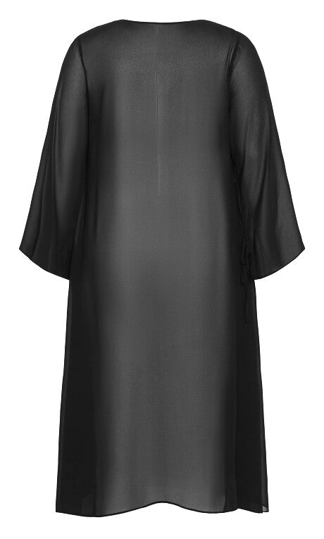 Remi Longline Jacket - black