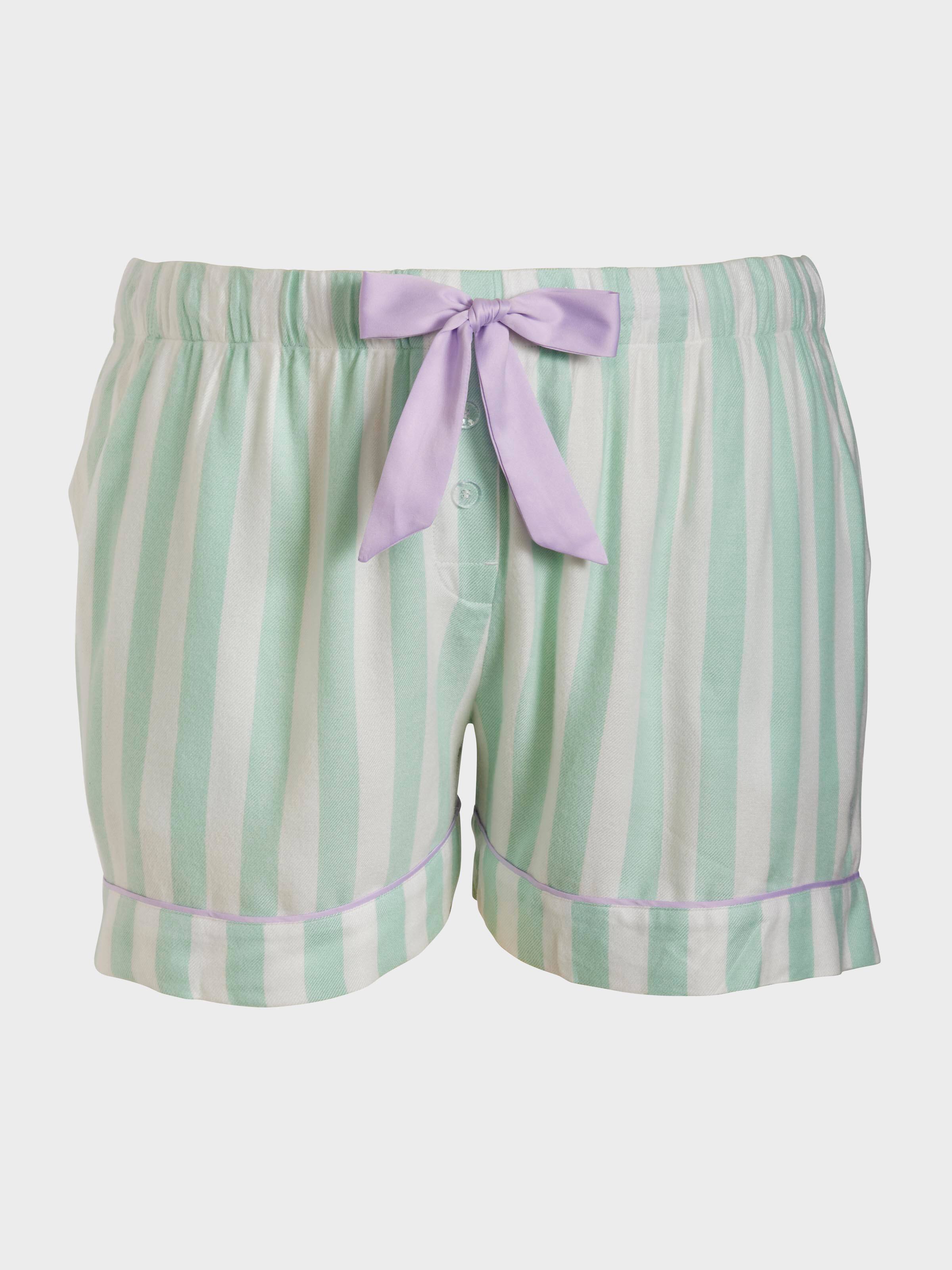 P.A. Plus Mint Stripe Short