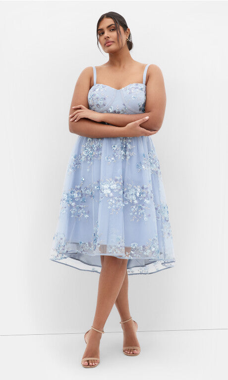 Ambrosia Strapless Tulle Dress - black