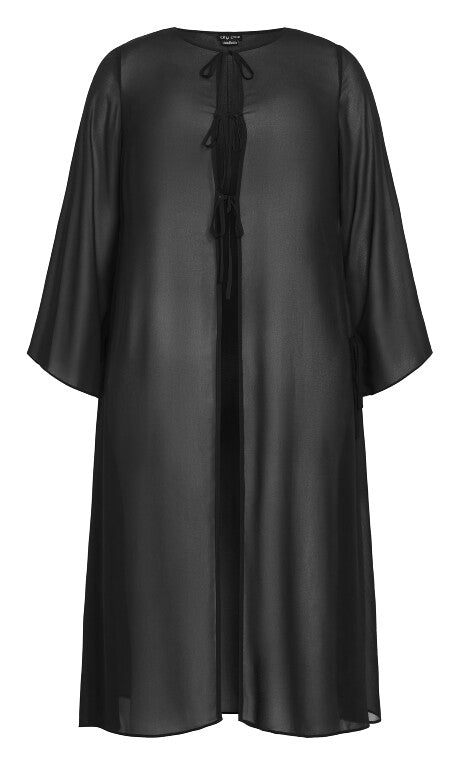 Remi Longline Jacket - black