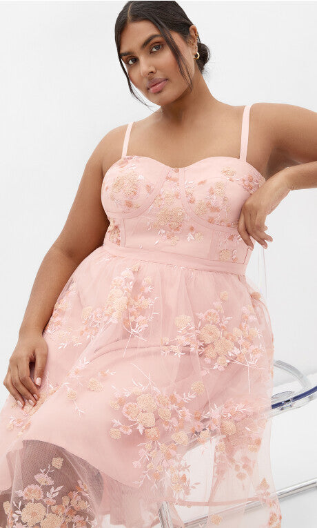 Ambrosia Strapless Tulle Dress - black