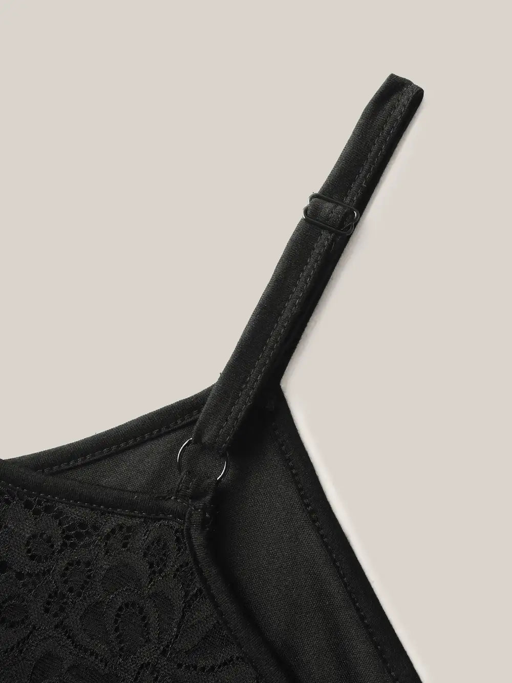 Floral Lace Lined Tank Top