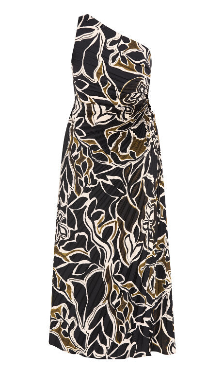 Alice Print Maxi Dress - mono print
